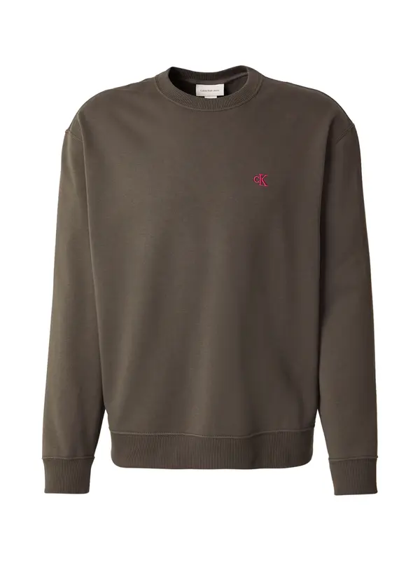 Calvin Klein Jeans Calvin Klein Jeans Sweater majica  tamo siva / tamno roza
