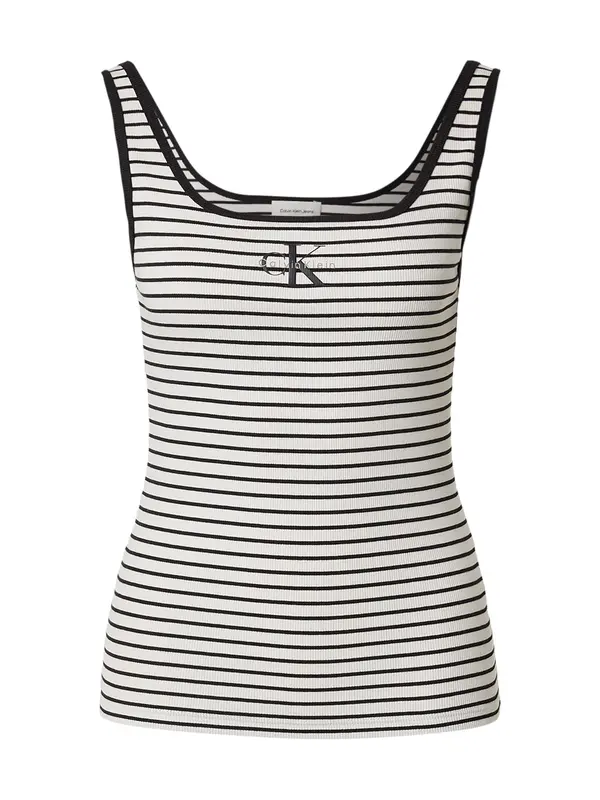 Calvin Klein Jeans Calvin Klein Jeans Top  crna / bijela