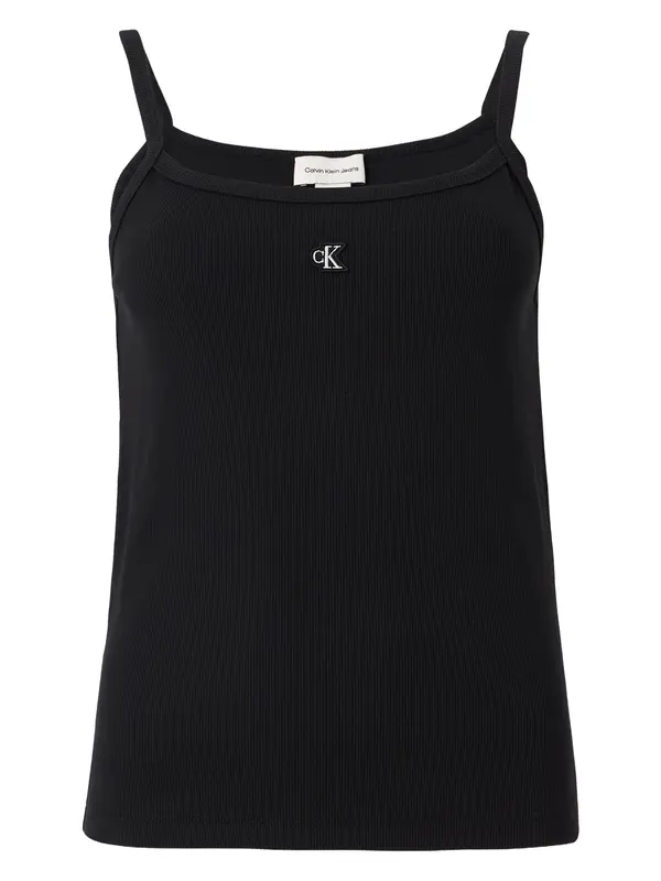 Calvin Klein Jeans Calvin Klein Jeans Top 'Monogram Patch Cami'  crna