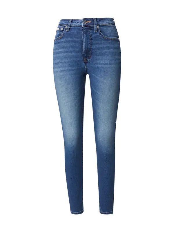 Calvin Klein Jeans Calvin Klein Jeans Traperice 'Faded Whiskered High Rise Skinny'  plava