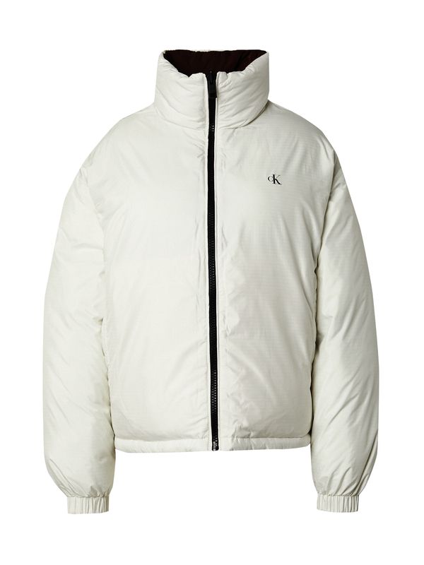 Calvin Klein Jeans Calvin Klein Jeans Zimska jakna '90S'  smeđa / crna / bijela