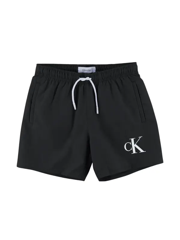 Calvin Klein Kids Calvin Klein Kids Kupaće hlače 'MEDIUM DOUBLE WB'  crna