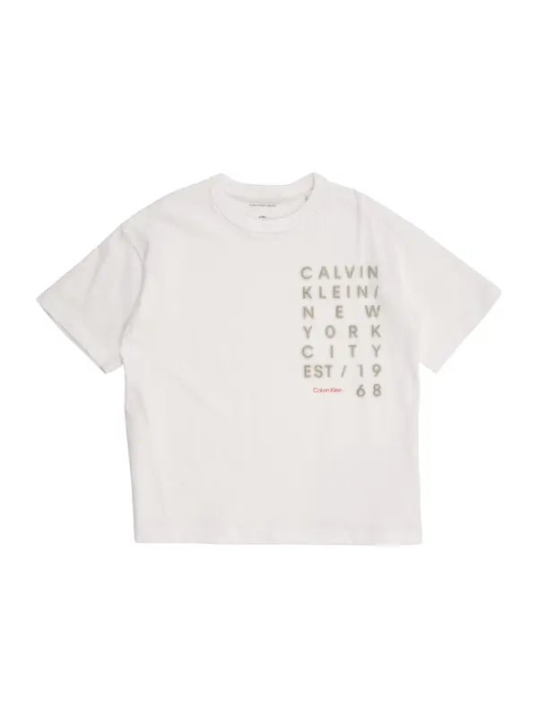 Calvin Klein Kids Calvin Klein Kids Majica  bež / siva / crvena / bijela