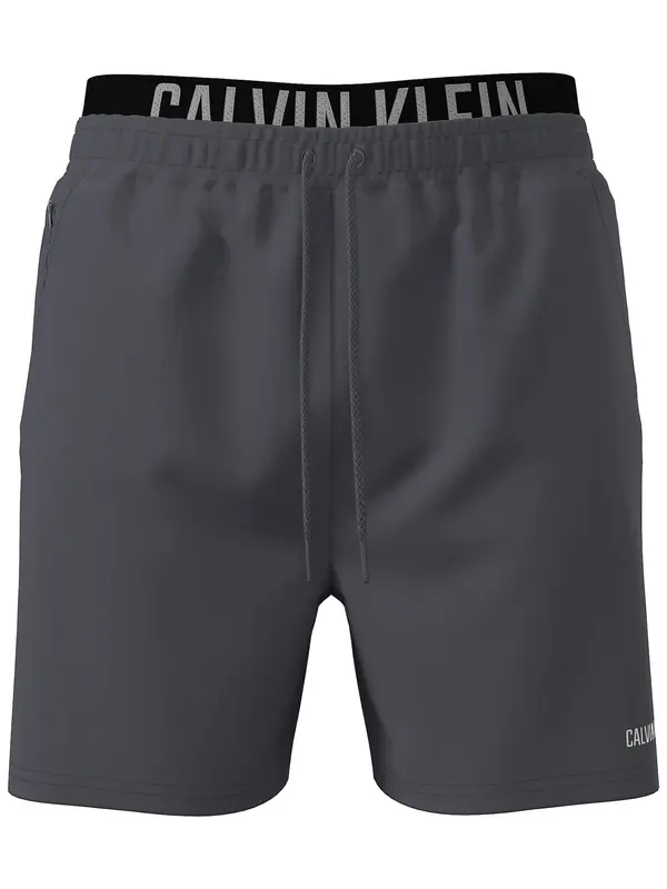 Calvin Klein Calvin Klein Kupaće hlače 'Intense Power'  grafit siva / crna