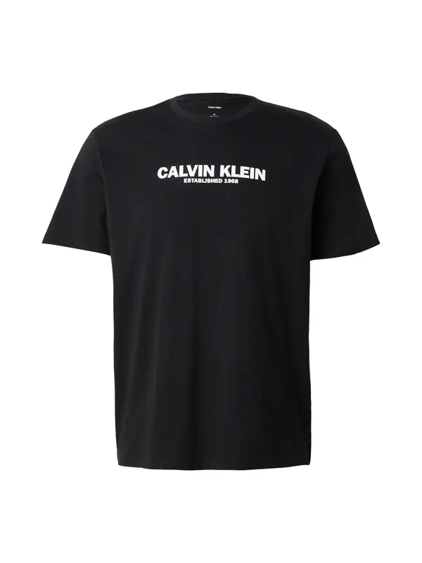 Calvin Klein Calvin Klein Majica '30s'  crna / bijela
