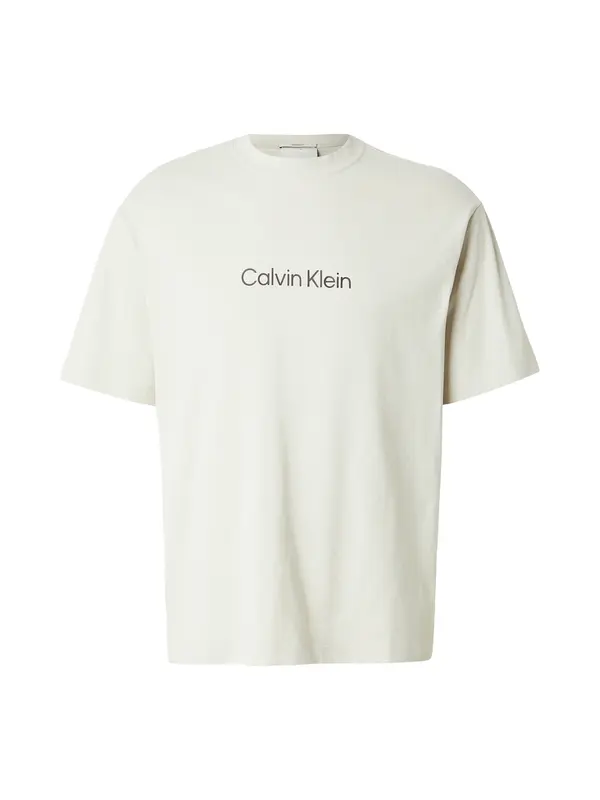 Calvin Klein Calvin Klein Majica  antracit siva / prljavo bijela