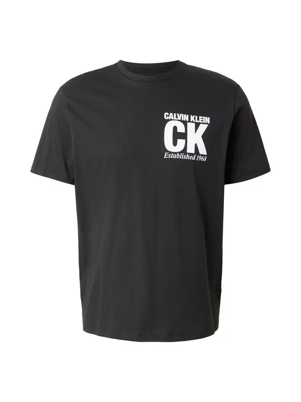 Calvin Klein Calvin Klein Majica  crna / bijela