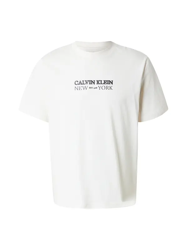 Calvin Klein Calvin Klein Majica  crna / bijela
