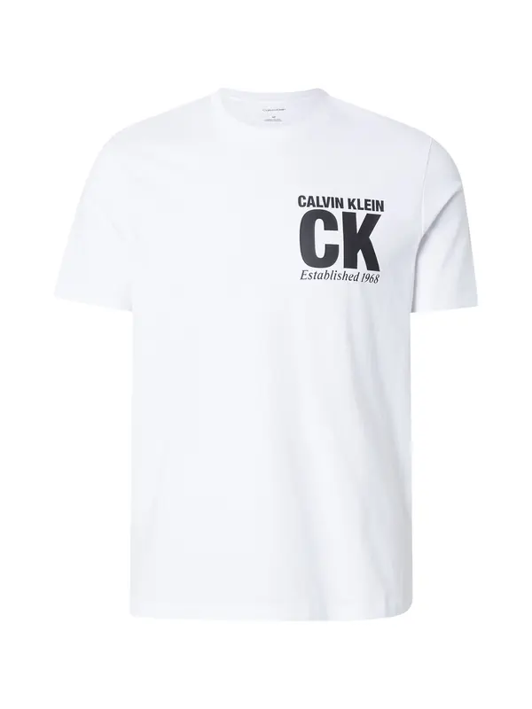 Calvin Klein Calvin Klein Majica  crna / bijela