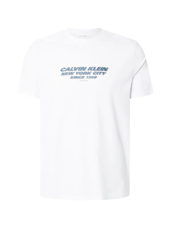 Calvin Klein Calvin Klein Majica  petrol / crvena / bijela