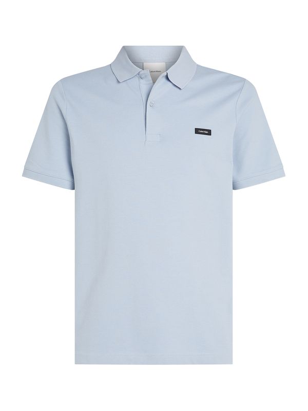 Calvin Klein Calvin Klein Majica 'STRETCH PIQUE SLIM BUTTON POLO'  plava