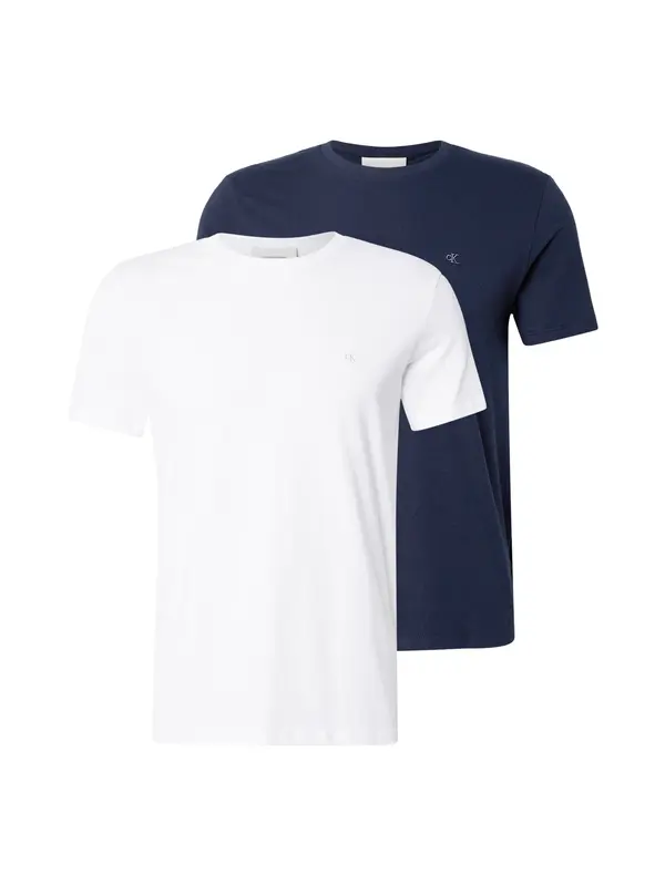 Calvin Klein Calvin Klein Majica  tamno plava / bijela