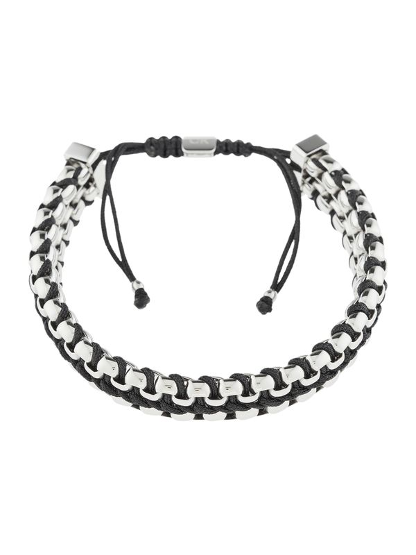 Calvin Klein Calvin Klein Narukvica  crna / srebro