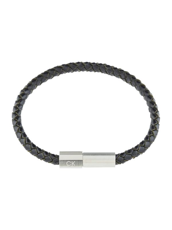 Calvin Klein Calvin Klein Narukvica 'Industrial Facets'  crna / srebro