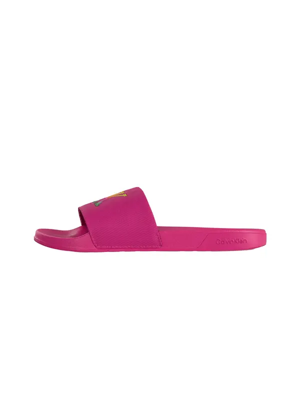 Calvin Klein Calvin Klein Natikače s potpeticom 'ESSENTIAL'  limeta zelena / zelena / ljubičasto crvena / narančasta