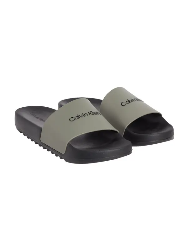 Calvin Klein Calvin Klein Natikače s potpeticom  maslinasta / crna