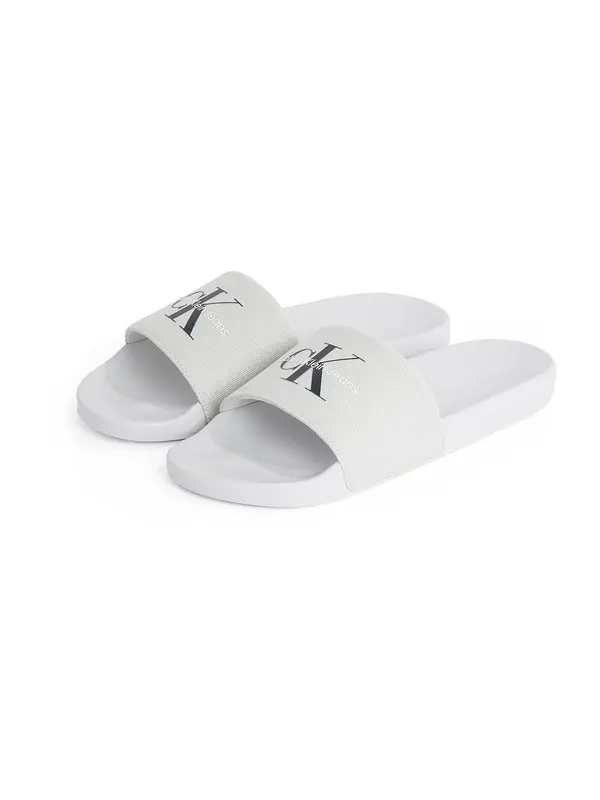 Calvin Klein Calvin Klein Natikače s potpeticom  svijetlosiva / crna