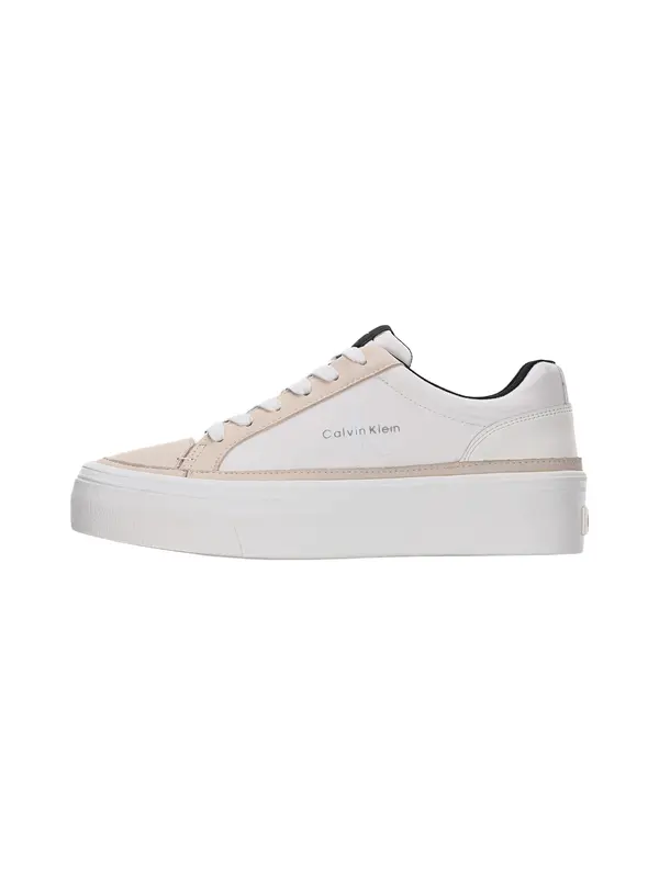 Calvin Klein Calvin Klein Niske tenisice  bež / bijela