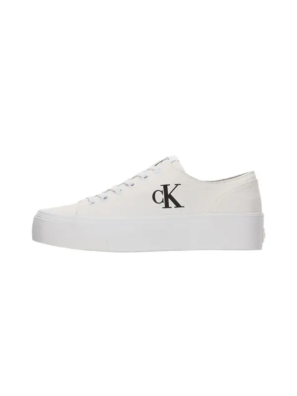 Calvin Klein Calvin Klein Niske tenisice 'Flatform'  crna / prljavo bijela