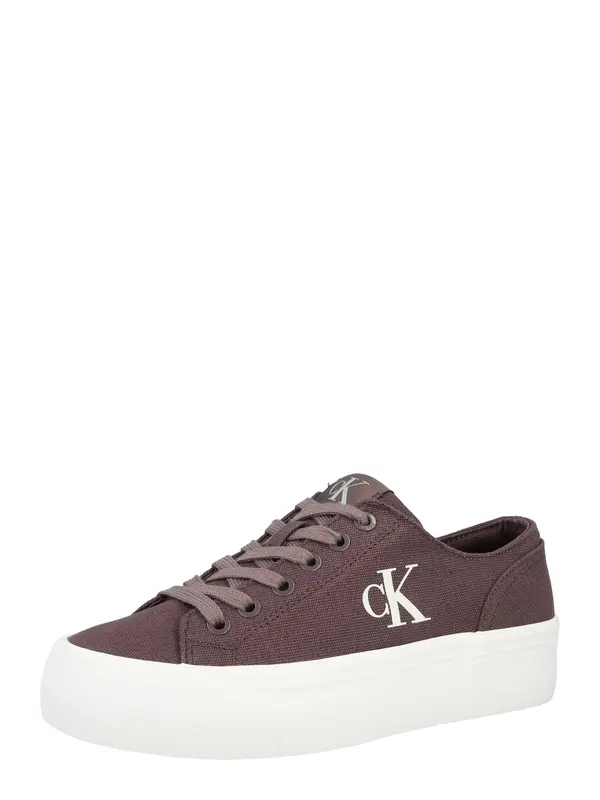 Calvin Klein Calvin Klein Niske tenisice  smeđa / bijela