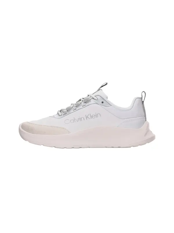 Calvin Klein Calvin Klein Niske tenisice  srebro / bijela / vuneno bijela