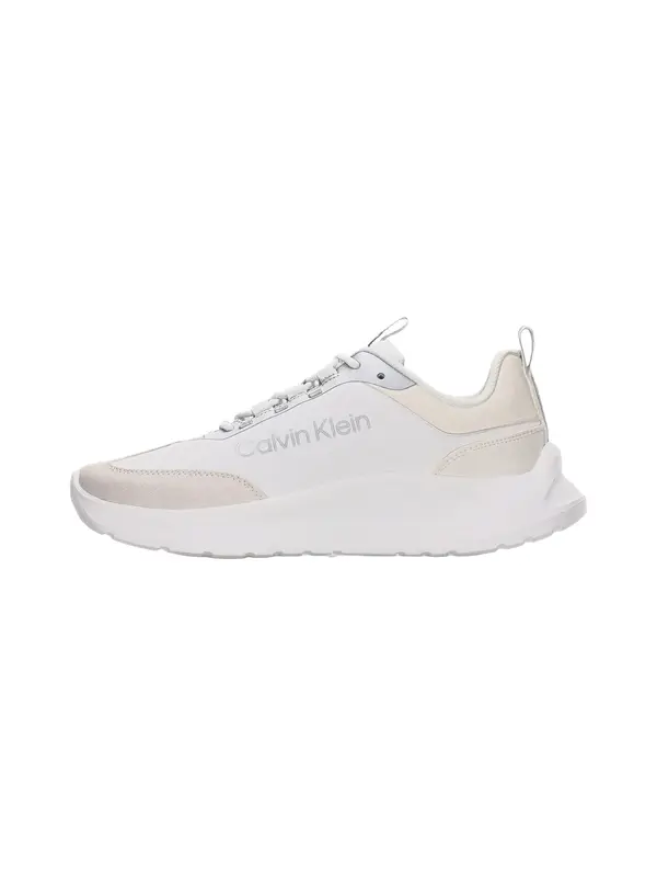 Calvin Klein Calvin Klein Niske tenisice  svijetlobež / srebro / bijela