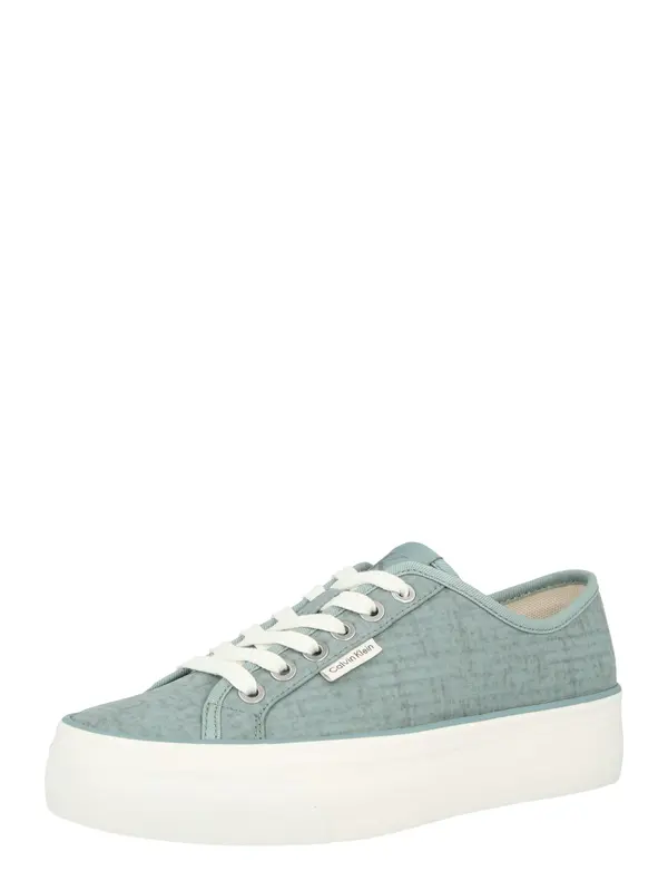 Calvin Klein Calvin Klein Niske tenisice  svijetlosiva / pastelno zelena