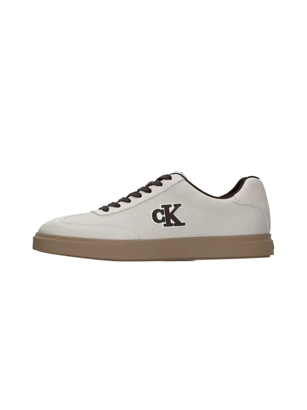 Calvin Klein Calvin Klein Niske tenisice  tamno smeđa / bijela / prljavo bijela