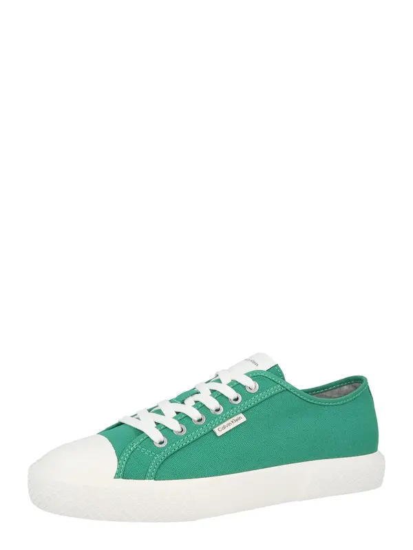 Calvin Klein Calvin Klein Niske tenisice  zelena / bijela
