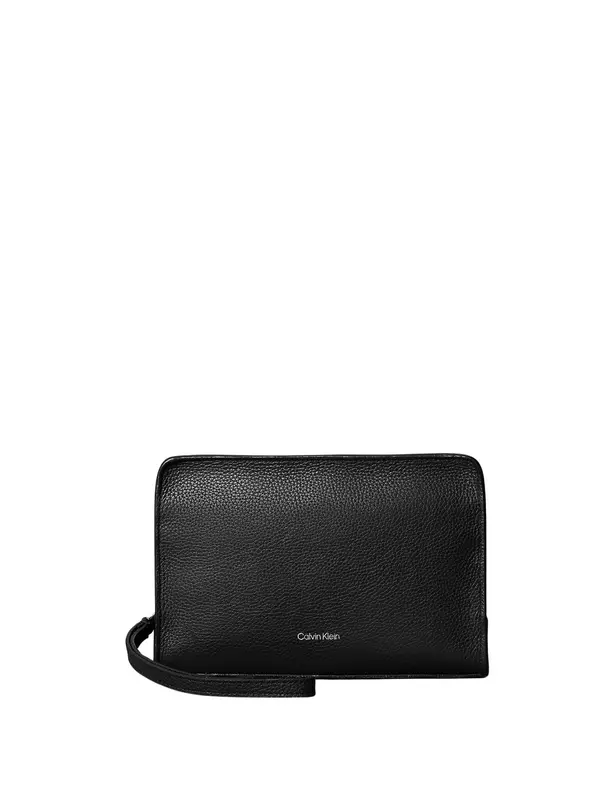 Calvin Klein Calvin Klein Novčanik 'Foil Emboss'  crna