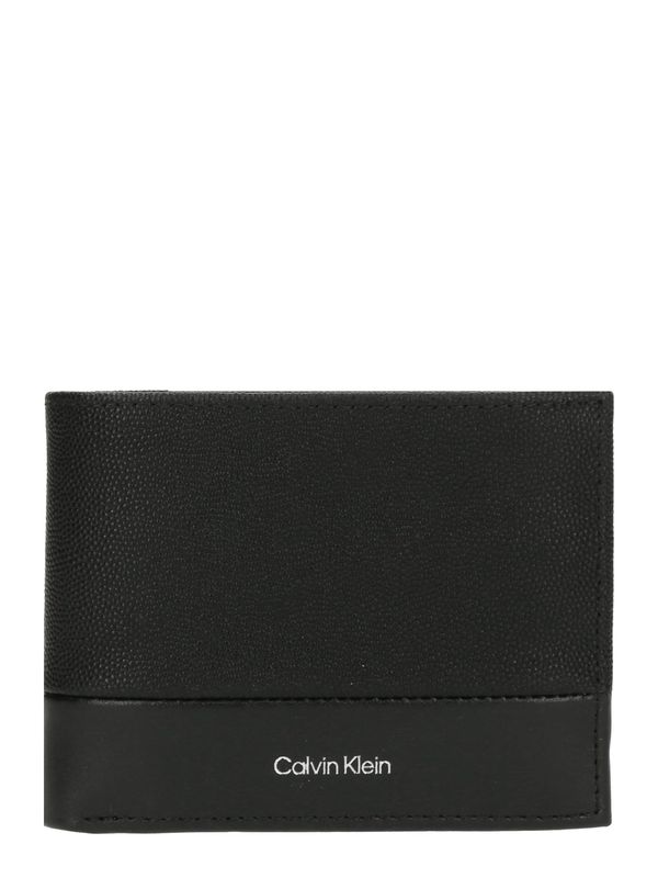 Calvin Klein Calvin Klein Novčanik 'MUST'  crna / srebro