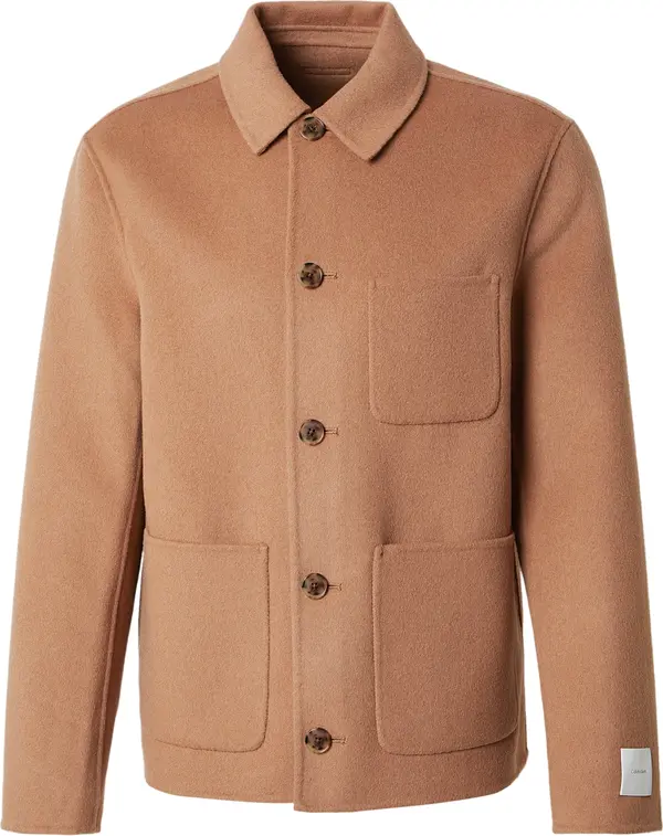 Calvin Klein Calvin Klein Prijelazna jakna  boja devine dlake (camel)