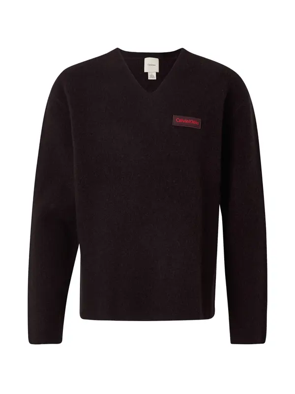 Calvin Klein Calvin Klein Pulover  tamno smeđa