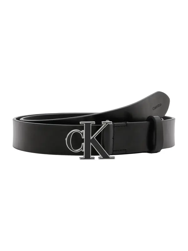 Calvin Klein Calvin Klein Remen  crna / srebro