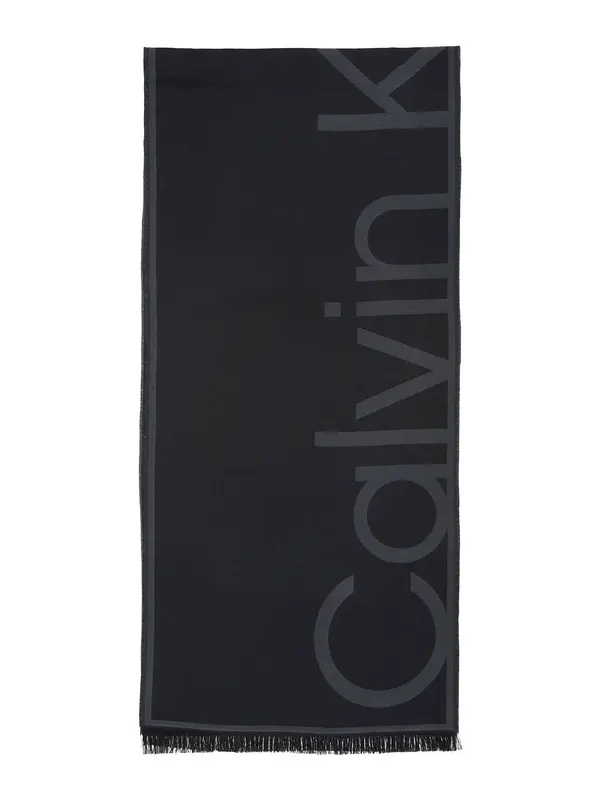 Calvin Klein Calvin Klein Šal  bazalt siva / crna