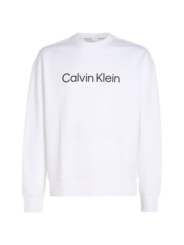 Calvin Klein Calvin Klein Sweater majica 'Hero'  crna / bijela