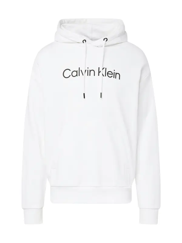 Calvin Klein Calvin Klein Sweater majica 'HERO'  crna / bijela