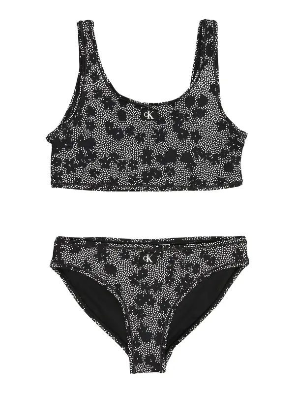 Calvin Klein Swimwear Calvin Klein Swimwear Bikini  crna / bijela