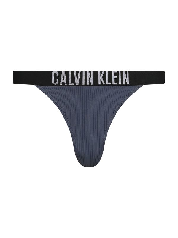Calvin Klein Swimwear Calvin Klein Swimwear Bikini donji dio  bazalt siva / crna / bijela