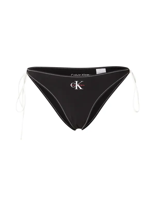 Calvin Klein Swimwear Calvin Klein Swimwear Bikini donji dio 'CK Monogram'  crna / bijela