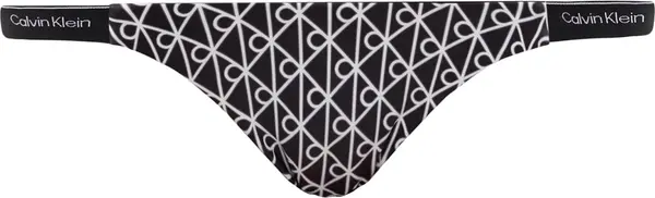Calvin Klein Swimwear Calvin Klein Swimwear Bikini donji dio  crna / bijela