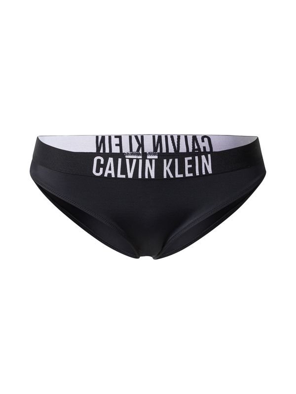 Calvin Klein Swimwear Calvin Klein Swimwear Bikini donji dio  crna / bijela
