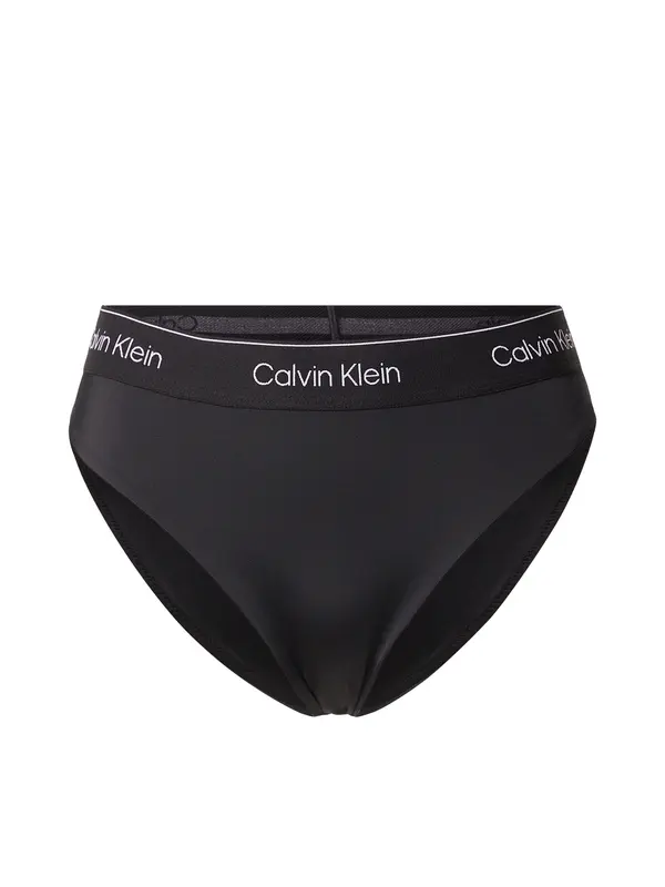 Calvin Klein Swimwear Calvin Klein Swimwear Bikini donji dio  crna / bijela