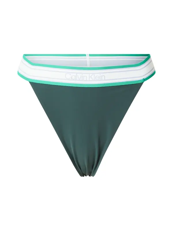 Calvin Klein Swimwear Calvin Klein Swimwear Bikini donji dio  zelena / tamno zelena / svijetloljubičasta / bijela