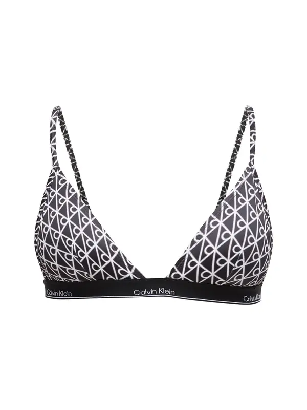Calvin Klein Swimwear Calvin Klein Swimwear Bikini gornji dio  crna / bijela