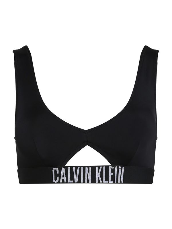 Calvin Klein Swimwear Calvin Klein Swimwear Bikini gornji dio  crna / prljavo bijela