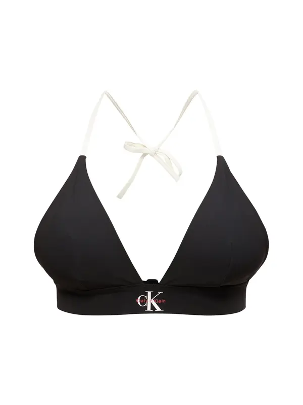 Calvin Klein Swimwear Calvin Klein Swimwear Bikini gornji dio  crvena / crna / bijela