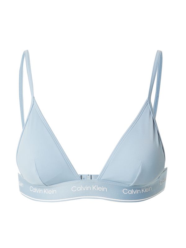 Calvin Klein Swimwear Calvin Klein Swimwear Bikini gornji dio 'Meta Legacy'  nebesko plava / bijela