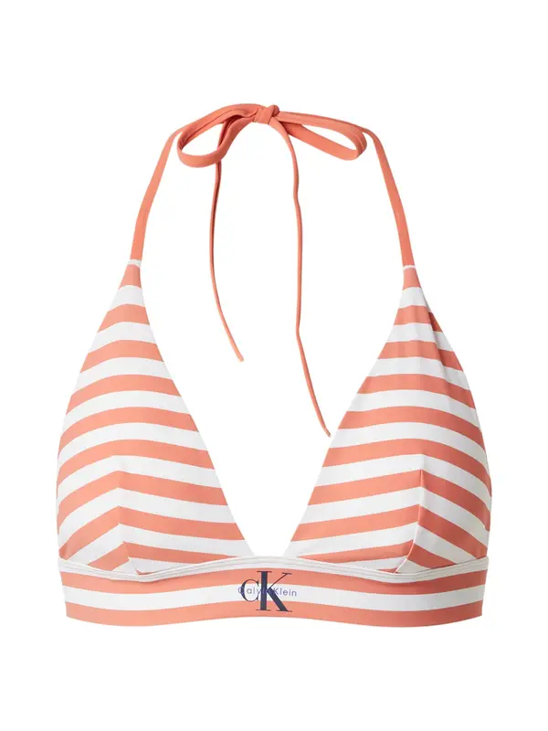 Calvin Klein Swimwear Calvin Klein Swimwear Bikini gornji dio  mornarsko plava / koraljna / bijela