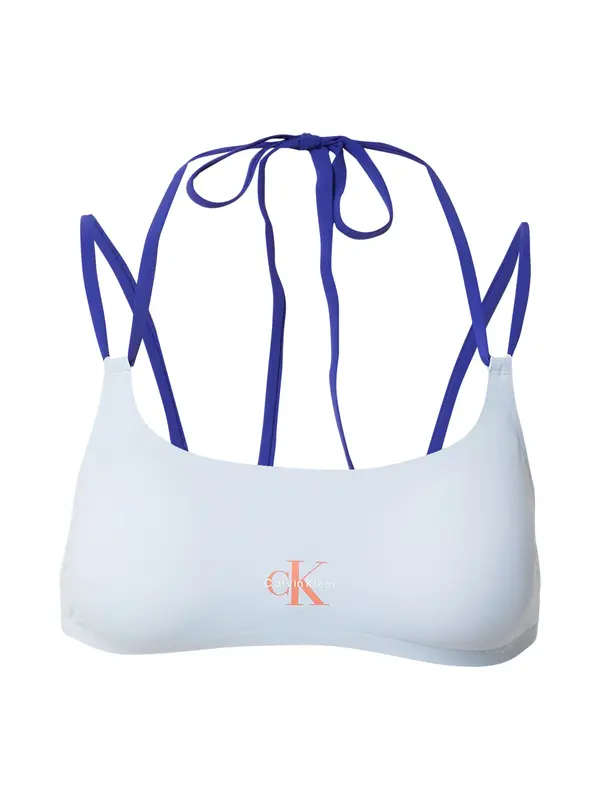 Calvin Klein Swimwear Calvin Klein Swimwear Bikini gornji dio  plava / pastelno plava / narančasta / bijela